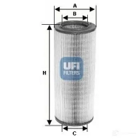 Воздушный фильтр UFI V8RQXT Q Land Rover 27.527.00 8003453101692