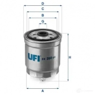 Топливный фильтр UFI 24.350.00 8003453060180 AN 3JL 1336467