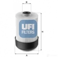 Топливный фильтр UFI 26.115.00 MZW WJ 1436794703 - Изображение 7