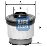 Топливный фильтр UFI 8003453089549 C98V4 P 26.102.00 1424599040