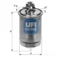 Топливный фильтр UFI 24.430.00 8003453061163 S7 IB4LX 1336539