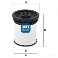 Топливный фильтр UFI T5DO3 MD 8003453089259 1336876 26.019.01 - Изображение 5