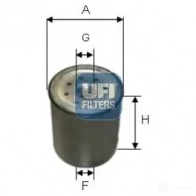 Топливный фильтр UFI 1215212899 4EAD 469 8003453062719 24.159.00