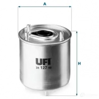 Топливный фильтр UFI 24.127.00 GA4 QU 1336418 8003453062283 - Изображение 6