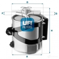 Топливный фильтр UFI LIRL 0G 55.430.00 1339063 8003453210356