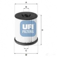 Топливный фильтр UFI 1437891009 Z5LIN H 26.E2X.01