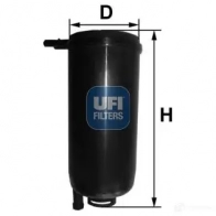 Топливный фильтр UFI 31.071.00 1338370 8003453155879 Z4 2MEO