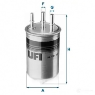 Топливный фильтр UFI 6CVJ LN 24.131.00 8003453062313 1336421