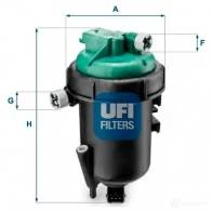 Топливный фильтр UFI NB ORJ2 8003453210202 55.175.00 1339054