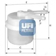 Топливный фильтр UFI 31.006.00 1338348 Q2AD V 8003453152540