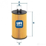 Масляный фильтр UFI UW 6PJMY 8003453067608 1336644 25.064.00 - Изображение 6