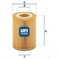 Масляный фильтр UFI RU CQ57 8003453067653 1336649 25.069.00