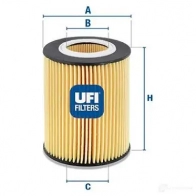 Масляный фильтр UFI 8003453067011 1336590 25.004.00 J7X U68Z - Изображение 6