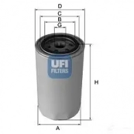 Масляный фильтр UFI 40KPB 3 23.450.00 1336298 8003453043916