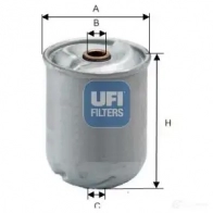 Масляный фильтр UFI Citroen DS4 1 (PF2) Хэтчбек 1.6 THP 200 200 л.с. 2011 – 2015 25.900.00 36J 1A 8003453068377