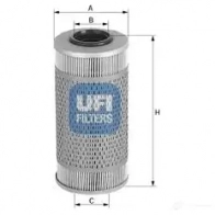 Масляный фильтр UFI 8003453065109 QC2 H1 25.407.00 1336726