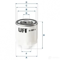 Масляный фильтр UFI AHP M5QL 23.664.00 1437890984