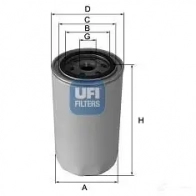 Масляный фильтр UFI 23.124.01 1336103 0E VV89 8003453040366