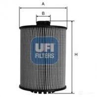 Масляный фильтр UFI 25.089.00 8003453067981 WJ 5JV6 1336664