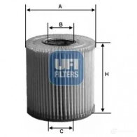 Масляный фильтр UFI 1424948716 25.198.00 8003453068605 LJ FEFX3