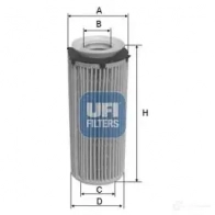 Масляный фильтр UFI RS4U6 F 8003453067868 25.096.00 1336671