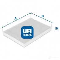 Салонный фильтр UFI 1338688 53.006.00 B0 24H 8003453170063 - Изображение 4