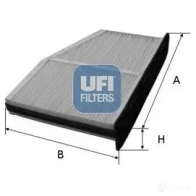 Салонный фильтр UFI QZ523 WF 8003453171473 1338825 53.148.00 - Изображение 3