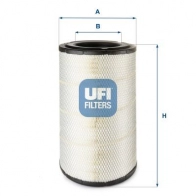 Воздушный фильтр UFI UI9J7 SQ 1440071345 27.C81.00