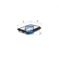 Воздушный фильтр UFI WTY TZU1 1440071500 30.D11.00