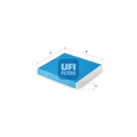 Салонный фильтр UFI Mitsubishi Colt 6 (Z3, Z2) Хэтчбек 1.5 DI D 68 л.с. 2004 – 2012 K4UA T3 34.144.00
