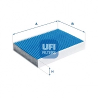 Салонный фильтр UFI 8 4M4P 34.406.00 Volkswagen E-Load Up (BL2, 121) 1 Фургон e.l e Load Up 82 л.с. 2014 – 2025