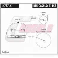 Пневмобаллон CASALS B1158 1268865263 4M8YYTQ V3QC Z3