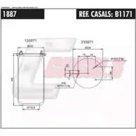 Пневмобаллон CASALS 4 03K1G B1171 1268865365 PZH86A