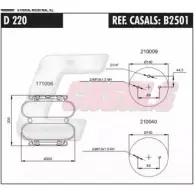 Пневмобаллон CASALS B2501 1268866337 VEMEN4 G DBCM