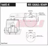 Пневмобаллон CASALS B2609 LHA TS 1268866483 6BF8E
