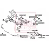Сайлентблок ASVA 0201-R51RUP1 678N G 1269684667