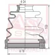 Пыльник шруса ASVA 18NN G5 ASBT-2071 1269708421