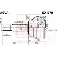 Шрус граната ASVA BX-E70 Q9G V6D 1269710153