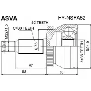 Шрус граната ASVA HY-NSFA52 OEVF VHP 1269714639