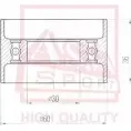 Натяжной ролик приводного ремня ASVA HYBP-011 1269714761 6 BN4222