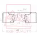 Натяжной ролик приводного ремня ASVA MTBP-001 1269717303 YGG OG
