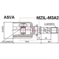 Шрус граната ASVA MZIL-M3A2 88YZU 9X 1269719817