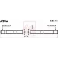 Приводной вал ASVA AWEV1Y I Nissan Primera (P12) 3 2002 – 2008 NSH-010