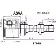 Шрус граната ASVA Toyota Camry (XV30) 3 2002 – 2006 TYIR-MCV30 20V8 7