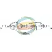 Приводной вал ODM-MULTIPARTS 3HZUX3N LVIZE 88 1270043307 18-081960