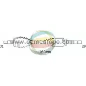 Приводной вал ODM-MULTIPARTS 1270053525 18-272440 H48U2WG 8G4U Y