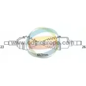 Приводной вал ODM-MULTIPARTS 71H0Z 0 CT7G57 18-291650 1270054747