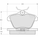 Тормозные колодки, дисковые, комплект PROCODIS FRANCE T564Q 1270202580 ZJS YL0 PF1268