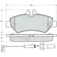 Тормозные колодки, дисковые, комплект PROCODIS FRANCE 73ATJW 1270206202 G CCN3 PF1427