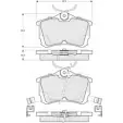 Тормозные колодки, дисковые, комплект PROCODIS FRANCE ZD87E9 0 X769LGQ 1270206638 PF1451